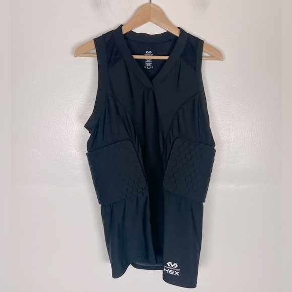 McDavid Hex Gear 3 Back Pad Protection Compression Men's Tank Top XL Basketball - Picture 2 of 10